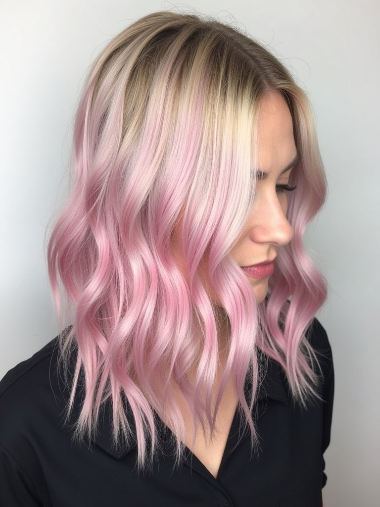 40 Pink Hair Color Ideas in the Back: The Lowlights