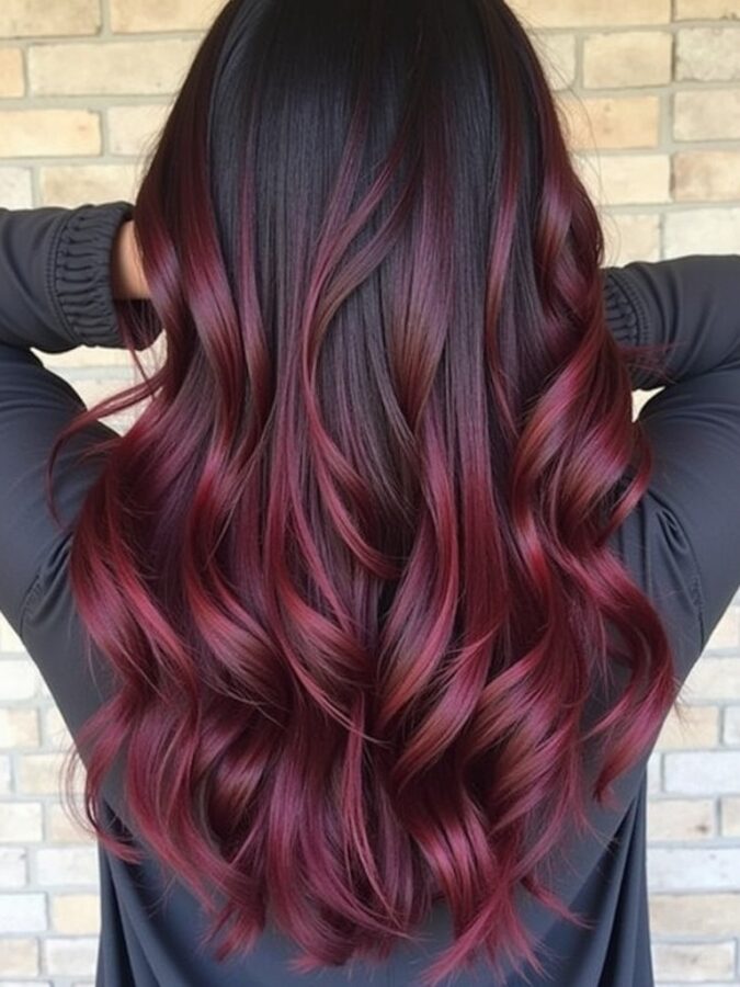 Hair Color Ideas For Brunettes: Ash Brown with Silver Highlights