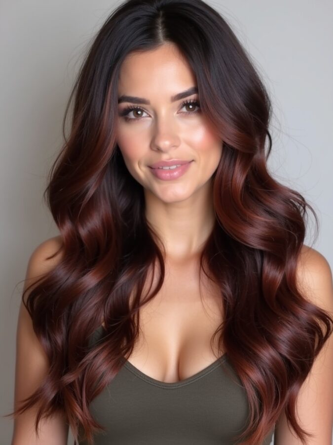 Hair Color Ideas For Brunettes: Brunette to Gold Ombre