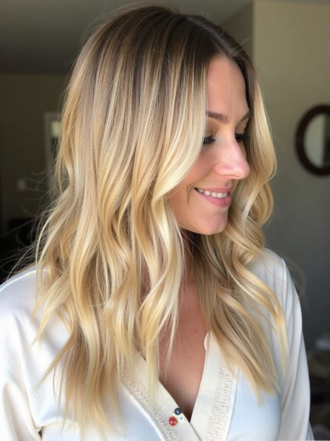 Honey Spice Highlights: Warm Honey Blonde