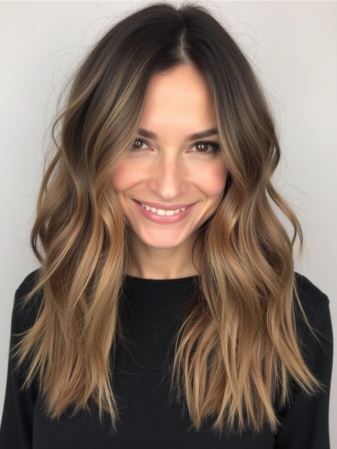 Hair Color Ideas For Brunettes: Chocolate Cherry Ombre