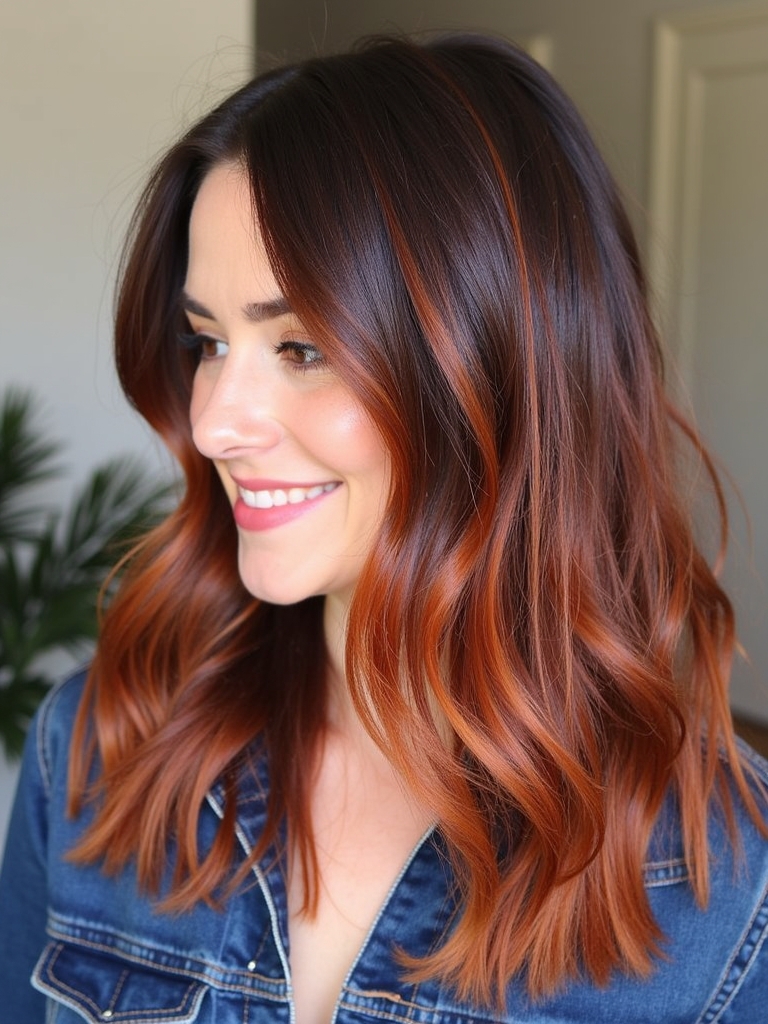 Brunette Balayage Hair: Butterscotch Bliss