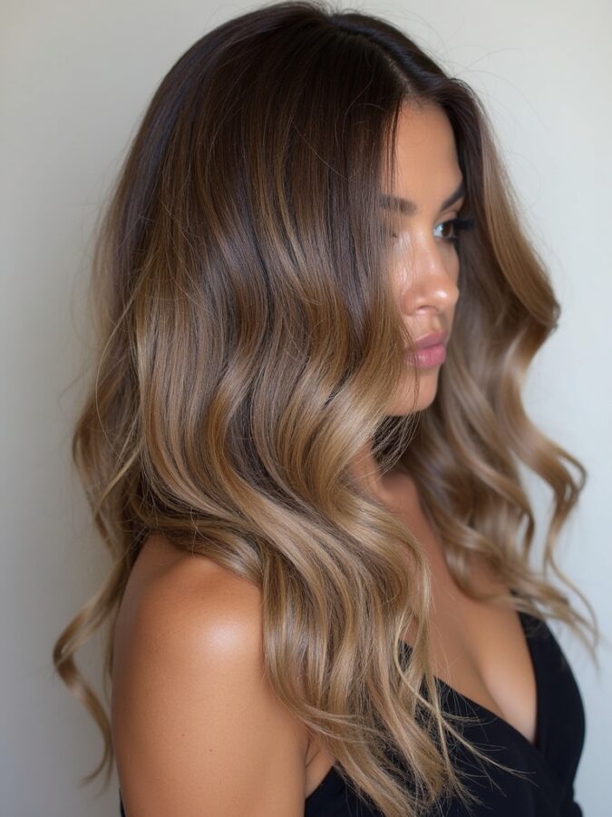 Mushroom Bronde: Chilled Chestnut