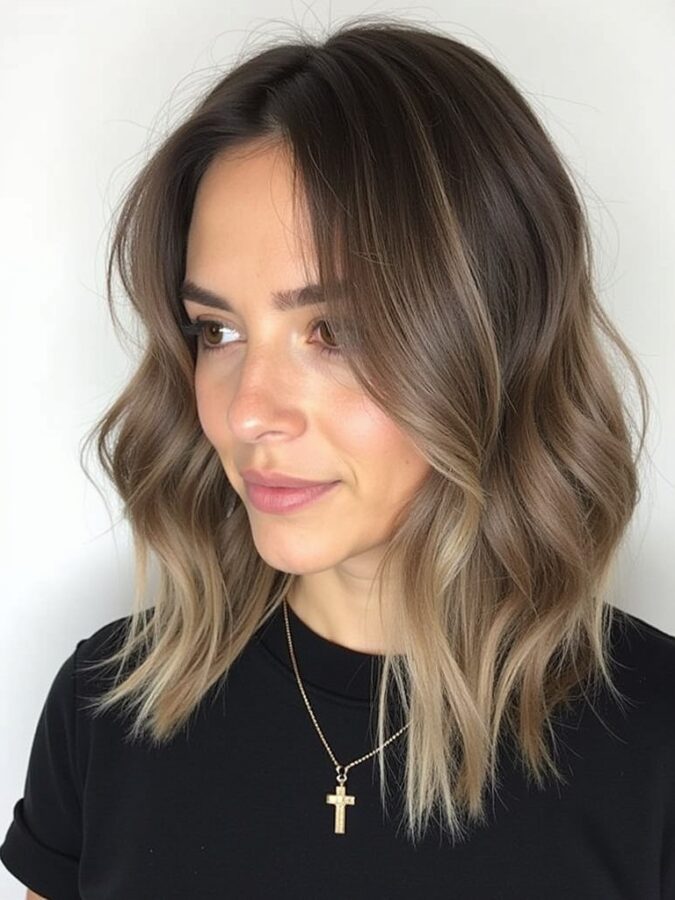 Mushroom Bronde: Earthy Undertones